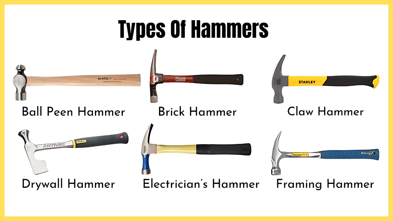 Types Of Hammers 1