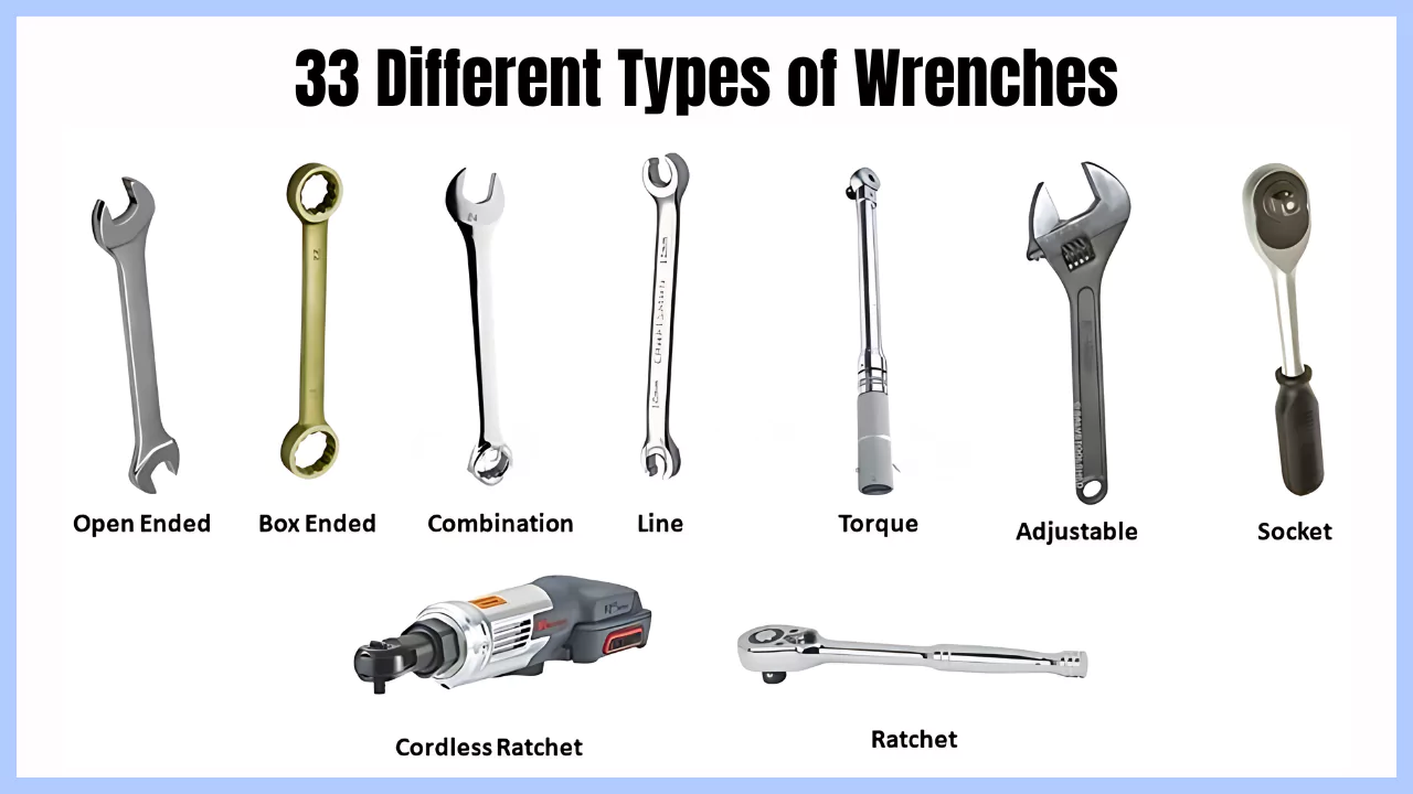 different types of wrenches