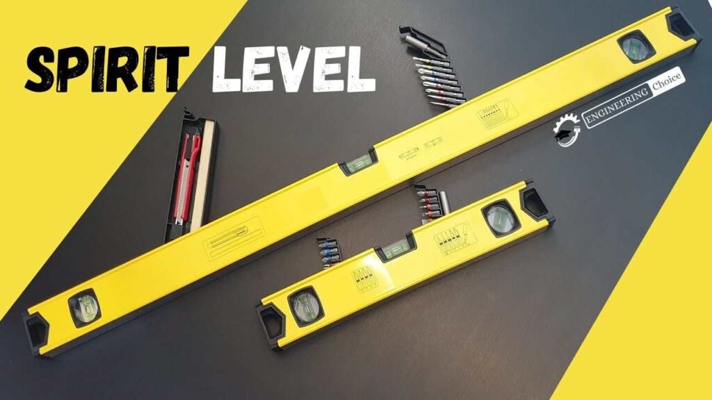 A spirit level, bubble level, or simply a level, is an instrument designed to indicate whether a surface is horizontal (level) or vertical (plumb).