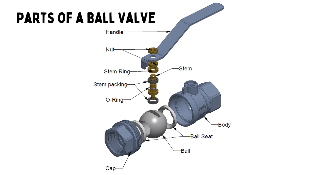 Parts of a Ball Valve