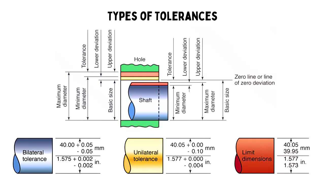 Types of Tolerances