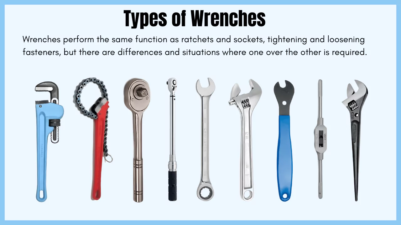 Types of Wrenches